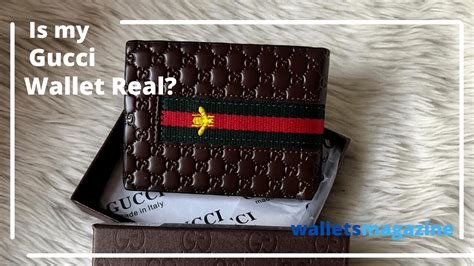 how to tell if gucci wallet is real